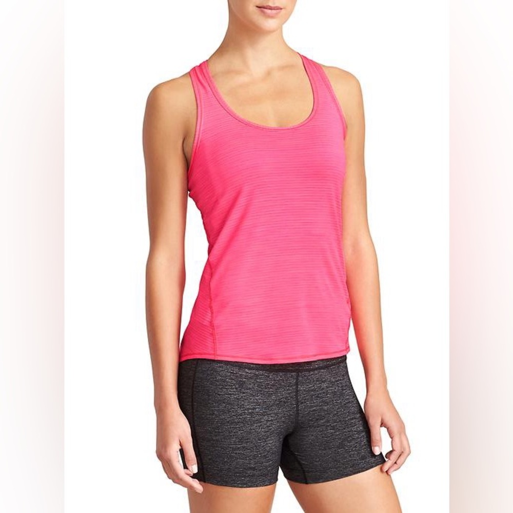 Athleta Hot Pink Racerback Tank Top Size L